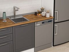 Alvinka 310X220 Cm Mbr_C Mutfak Dolabı Antrasit - Mdf