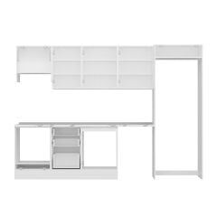 Alvinka 310X220 Cm Mbr_C Mutfak Dolabı Antrasit - Mdf