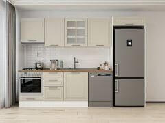 Alvinka 310X220 Cm Mbr_C Mutfak Dolabı Kumtaşı - Mdf