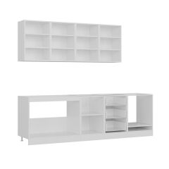 Minar 260 Cm Mutfak Dolabı Beyaz 260-B6