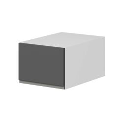 Alvinka Mutfak Modül Hg_J Üst 1Yk 40-H30Cm Yuk Dolap Beyaz Antrasit Suntalam