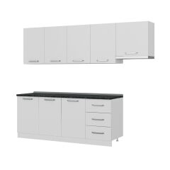 Minar 260 Cm Mutfak Dolabı Beyaz 260-B7