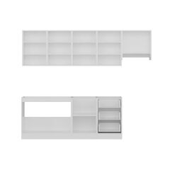 Minar 260 Cm Mutfak Dolabı Beyaz 260-B7