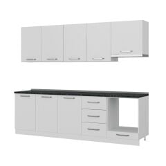 Minar 260 Cm Mutfak Dolabı Beyaz 260-B8