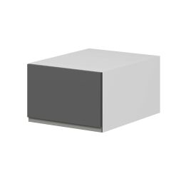 Alvinka Mutfak Modül Hg_J Üst 1Yk 45-H30Cm Yuk Dolap Beyaz Antrasit Suntalam