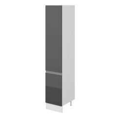 Alvinka Mutfak Modül Hg_J 45-H240Cm Boy Dolabı Beyaz Antrasit