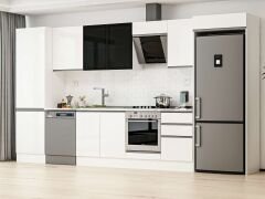 Alvinka 390X222 Cm High Gloss Mutfak Dolabı Mbb-E80B60S50-3