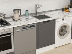 Alvinka 330X210 Cm Mbr_A Mutfak Dolabı Antrasit - Mdf