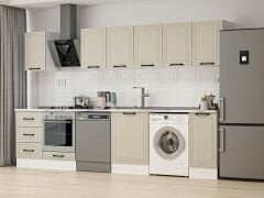 Alvinka 330X210 Cm Mbr_A Mutfak Dolabı Kumtaşı - Mdf