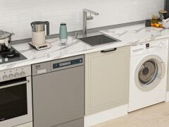 Alvinka 330X210 Cm Mbr_A Mutfak Dolabı Kumtaşı - Mdf