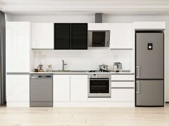 Alvinka 400X222 Cm High Gloss Mutfak Dolabı Mbb-E80B60S60-3