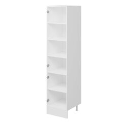 Alvinka Mutfak Modül Hg_J 50-H222Cm Boy Dolabı Beyaz Antrasit