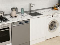 Alvinka 330X210 Cm Mbr_B Mutfak Dolabı Beyaz - Suntalam