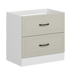 Alvinka Mutfak Modül Mbr_A Alt 2Ç 90Cm Evye Dolap Beyaz Kumtaşı Mdf