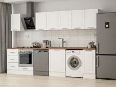 Alvinka 330X210 Cm Mbr_C Mutfak Dolabı Beyaz - Suntalam