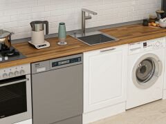 Alvinka 330X210 Cm Mbr_C Mutfak Dolabı Beyaz - Suntalam