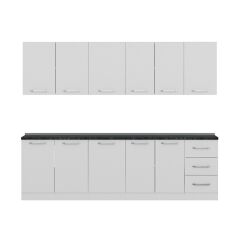 Minar 265 Cm Mutfak Dolabı Beyaz 265-B1