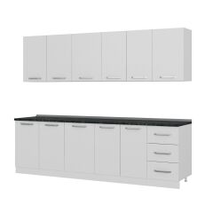 Minar 265 Cm Mutfak Dolabı Beyaz 265-B1