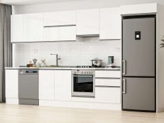 Alvinka 390X222 Cm High Gloss Mutfak Dolabı Mb-E90S40S60-1