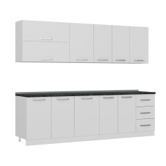 Minar 265 Cm Mutfak Dolabı Beyaz 265-B2