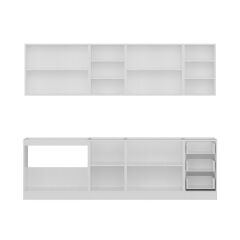 Minar 265 Cm Mutfak Dolabı Beyaz 265-B2