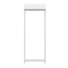 Alvinka Mutfak Modül Hg_J 80-H222Cm Buzdolabı Beyaz Beyaz