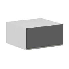 Alvinka Mutfak Modül Hg_J Üst 1Yk 60-H30Cm Yuk Dolap Beyaz Antrasit Suntalam