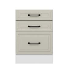 Alvinka Mutfak Modül Mbr_A Alt 3Ç1B2K Nray 60Cm Dolap Beyaz Kumtaşı Mdf