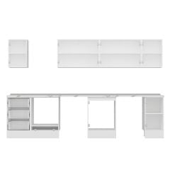 Alvinka 330X210 Cm Mbr_C Mutfak Dolabı Kumtaşı - Mdf