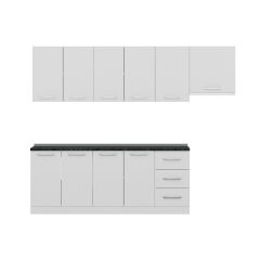 Minar 265 Cm Mutfak Dolabı Beyaz 265-B4