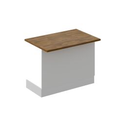 Mutfak Ada Modül 120Cm Beyaz - Ahşap Tezgah
