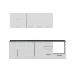 Minar 265 Cm Mutfak Dolabı Beyaz 265-B6