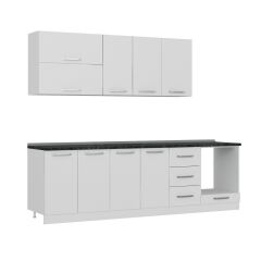 Minar 265 Cm Mutfak Dolabı Beyaz 265-B6