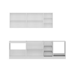 Minar 265 Cm Mutfak Dolabı Beyaz 265-B6