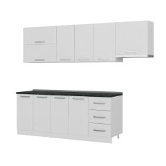 Minar 265 Cm Mutfak Dolabı Beyaz 265-B7