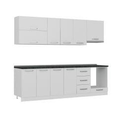 Minar 265 Cm Mutfak Dolabı Beyaz 265-B8