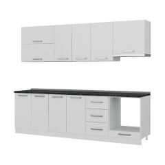 Minar 265 Cm Mutfak Dolabı Beyaz 265-B8