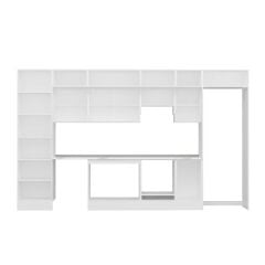 Alvinka 385X240 Cm Klasik Mebran Mutfak Dolabı Mbb-E80B60S45-1 Mebran | Kumtaşı - Suntalam