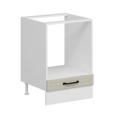 Alvinka Mutfak Modül Mbr_A Alt 1K 60Cm Ank Dolap Beyaz Kumtaşı Mdf