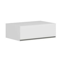 Alvinka Mutfak Modül Hg_J Üst 1Yk 90-H30Cm Yuk Dolap Beyaz Beyaz Mdf