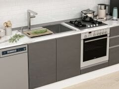 Alvinka 315X210 Cm High Gloss Mutfak Dolabı Mb-E90B60S45-1 High Gloss | Antrasit - Mdf