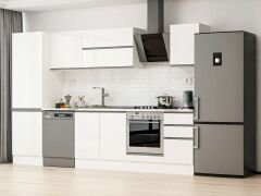 Alvinka 315X210 Cm High Gloss Mutfak Dolabı Mb-E90B60S45-2 High Gloss | Beyaz - Suntalam