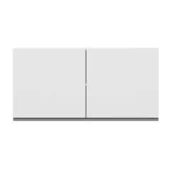 Alvinka Mutfak Modül Hg_J Üst 2Dk1R 120-H60Cm Dolap Beyaz Beyaz Mdf