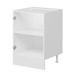 Alvinka Mutfak Modül Hg_J Alt 1K1R 60Cm Dolap Beyaz Beyaz