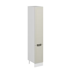 Alvinka Mutfak Modül Mbr_A 40-H240Cm Boy Dolabı Beyaz Kumtaşı Mdf