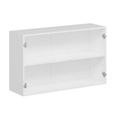 Alvinka Mutfak Modül Hg_J Üst 2Dk1R 120-H72Cm Dolap Beyaz Antrasit Mdf