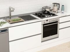 Alvinka 365X240 Cm High Gloss Mutfak Dolabı Mbb-E80B40S45-1 High Gloss | Beyaz - Suntalam