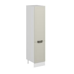 Alvinka Mutfak Modül Mbr_A 45-H210Cm Boy Dolabı Beyaz Kumtaşı Mdf