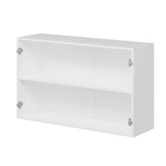 Alvinka Mutfak Modül Hg_J Üst 2Dk1R 120-H72Cm Dolap Beyaz Beyaz Mdf