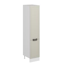 Alvinka Mutfak Modül Mbr_A 45-H222Cm Boy Dolabı Beyaz Kumtaşı Mdf